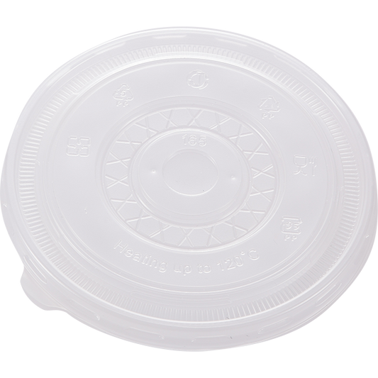 Paper Salad Bowl 165mm flat lid 600/cs