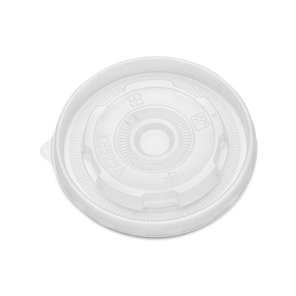 PP Flat Yogurt/Soup Cup Lid 16 oz- Clear (1000/case)